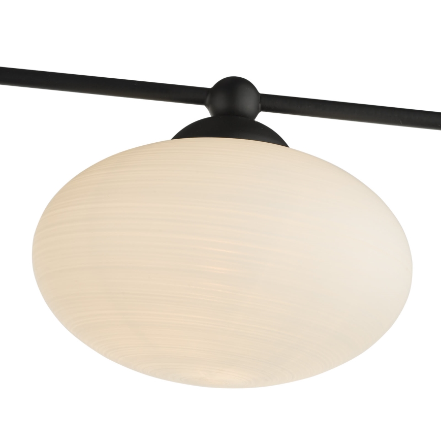 Där Lighting JAS5422 - Prisadené stropné svietidlo JASPER 5xG9/25W/230V čierne