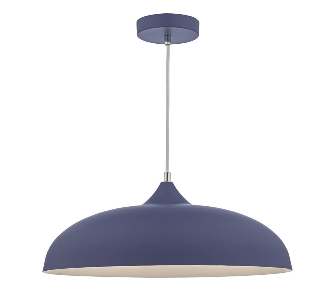 Där Lighting Där Lighting KAE0123 - Závesné svietidlo na lanku KAELAN 1xE27/60W/230V modrá KAE0123