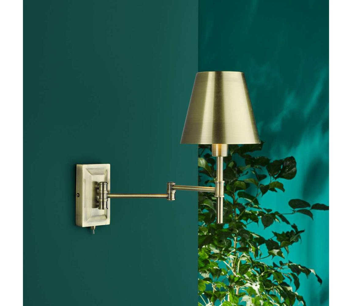 Där Lighting Där Lighting KEN0775 -Flexibilné nástenné svietidlo KENSINGTON 1xE14/25W/230V mosadz KEN0775