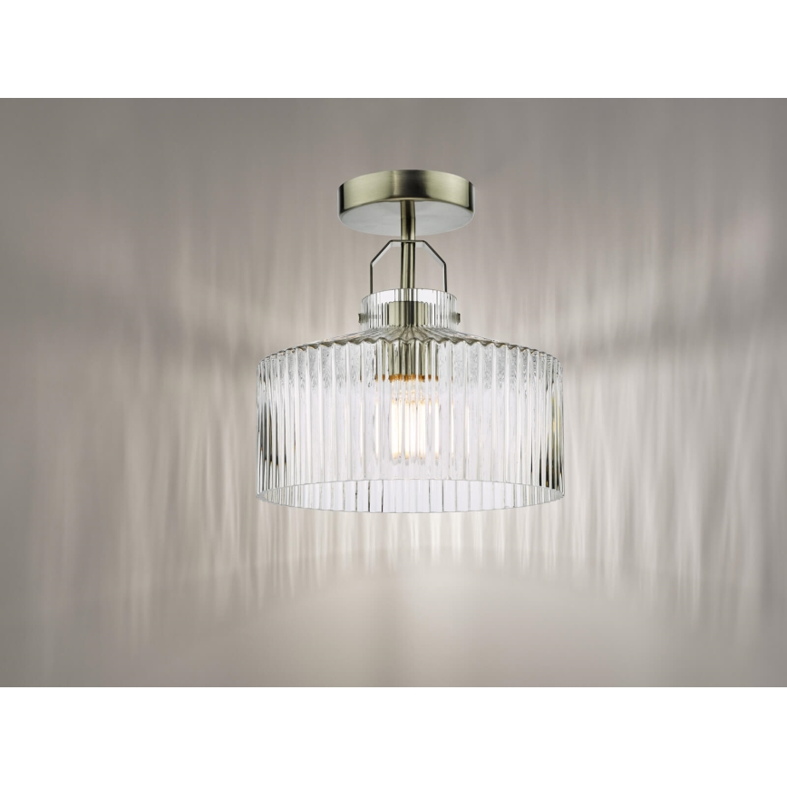 Där Lighting LEN4846 - Prisadený luster LENKA 1xE27/60W/230V matný chróm