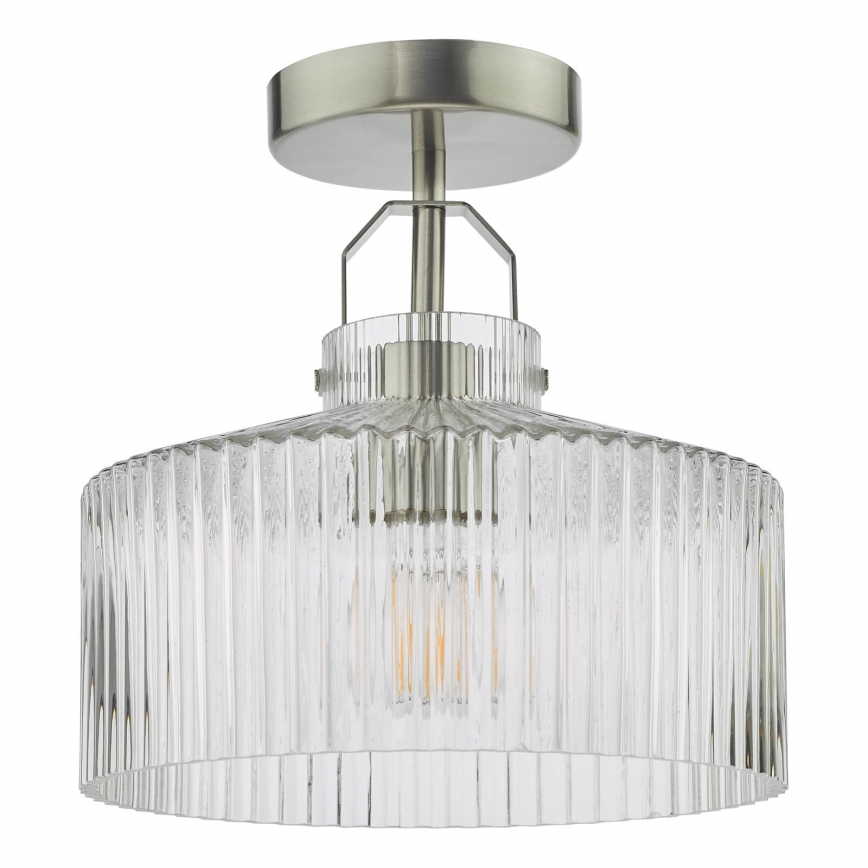 Där Lighting LEN4846 - Prisadený luster LENKA 1xE27/60W/230V matný chróm