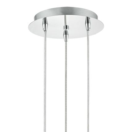 Där Lighting LYA0350 - Závesný luster na lanku LYALL 3xG9/40W/230V lesklý chróm