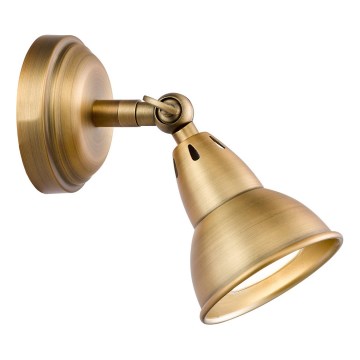 Där Lighting NAT0742 - Nástenné bodové svietidlo NATHANIEL 1xGU10/11W/230V mosadz