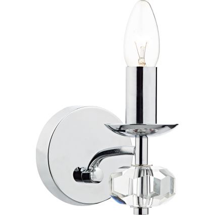 Där Lighting OLE0750 - Nástenné svietidlo OLEANA 1xE14/40W/230V lesklý chróm