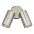 Där Lighting ORT0968 - LED vonkajšie nástenné bodové svietidlo ORTEGA 2xGU10/5W/230V IP65 lesklý chróm