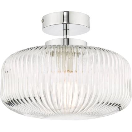 Där Lighting RIV5208 - Kúpeľňový prisadený luster RIVA 1xE27/60W/230V IP44 lesklý chróm