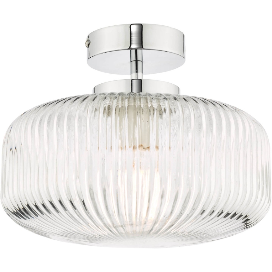 Där Lighting RIV5208 - Kúpeľňový prisadený luster RIVA 1xE27/60W/230V IP44 lesklý chróm