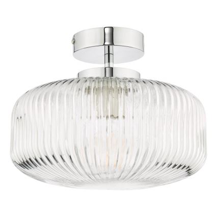 Där Lighting RIV5208 - Kúpeľňový prisadený luster RIVA 1xE27/60W/230V IP44 lesklý chróm
