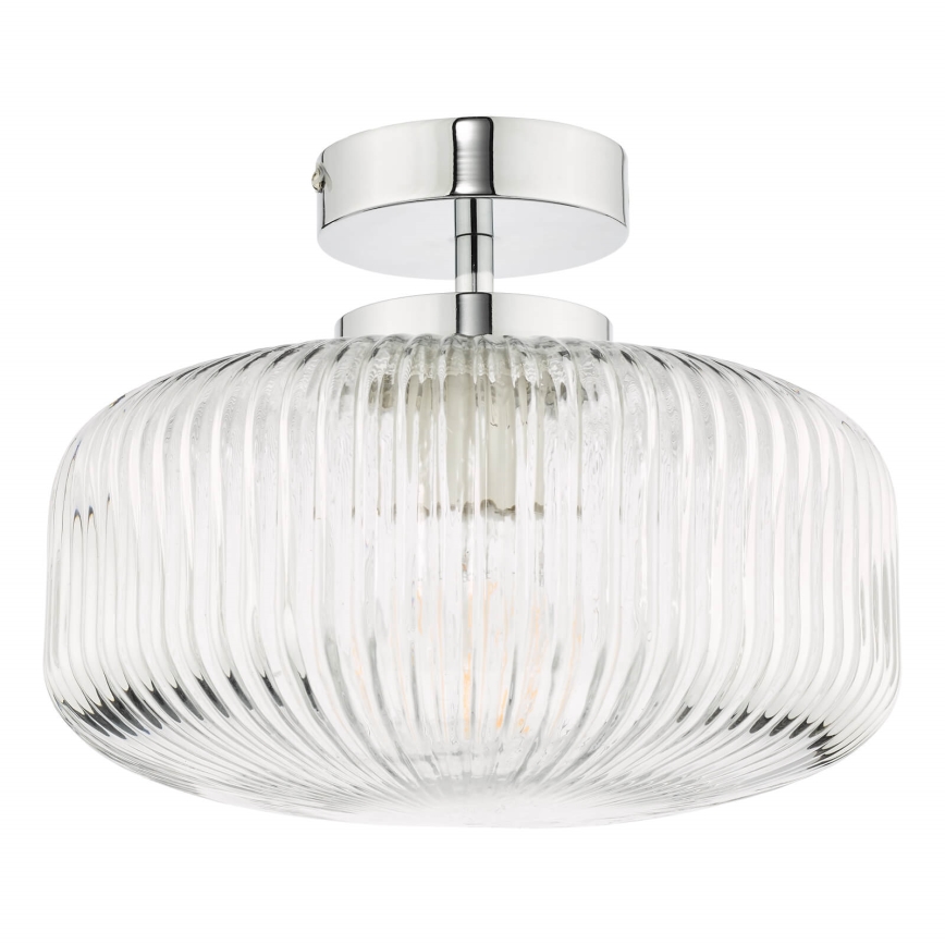 Där Lighting RIV5208 - Kúpeľňový prisadený luster RIVA 1xE27/60W/230V IP44 lesklý chróm