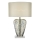 Där Lighting SYR4235 - Stolná lampa SYRACUSE 1xE27/60W/230V lesklý chróm/krémová