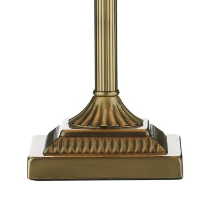 Där Lighting TAY4075-X - Stolná lampa TAYLOR 1xE14/40W/230V béžová/mosadz