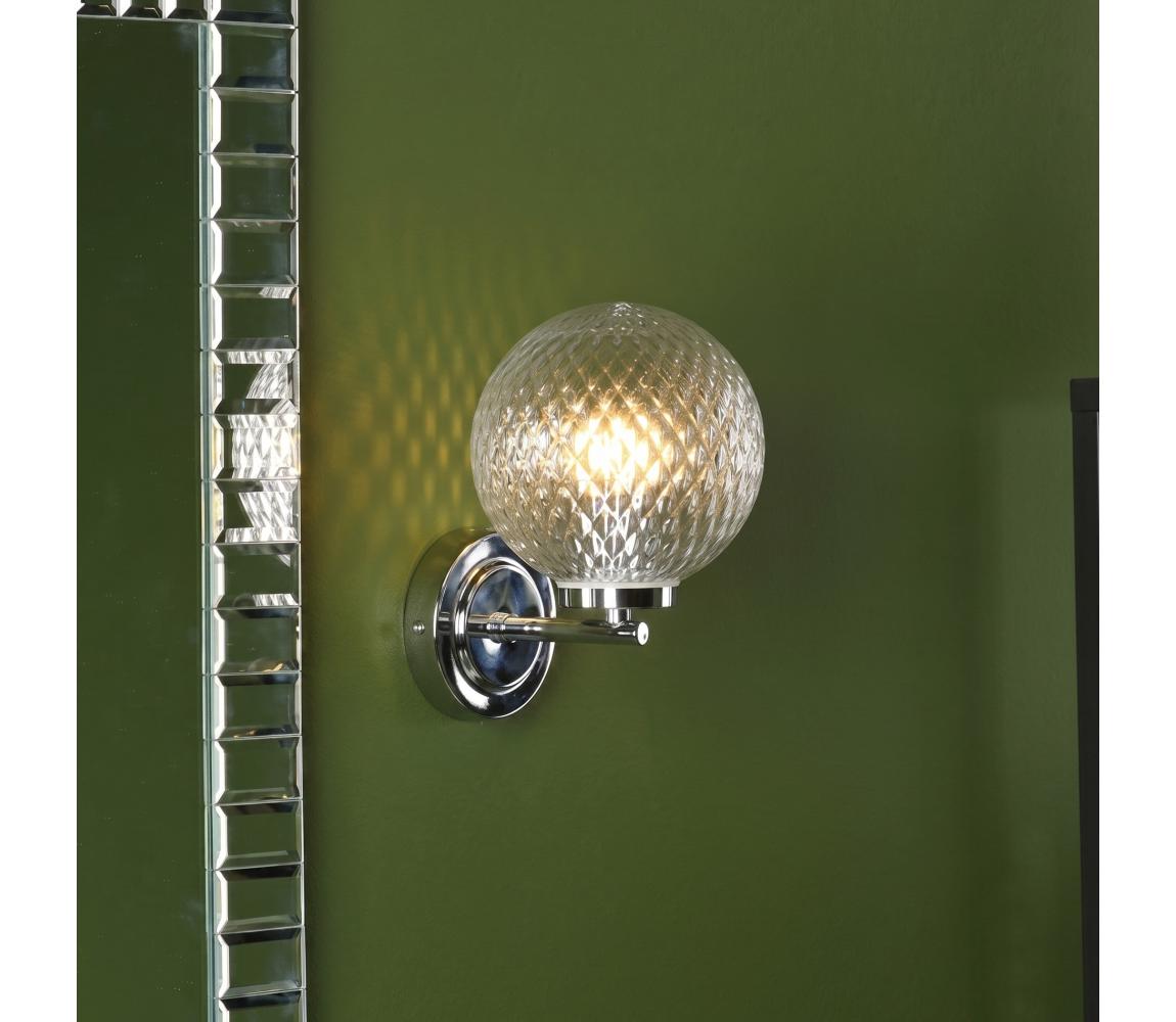 Där Lighting Där Lighting WAY0750 - Kúpeľňové nástenné svietidlo WAYNE 1xG9/3W/230V IP44 chróm WAY0750