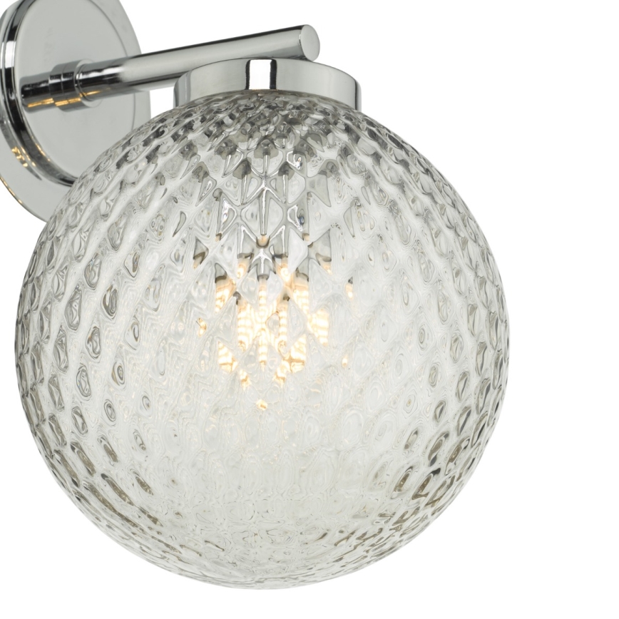 Där Lighting WAY0750 - Kúpeľňové nástenné svietidlo WAYNE 1xG9/3W/230V IP44 lesklý chróm