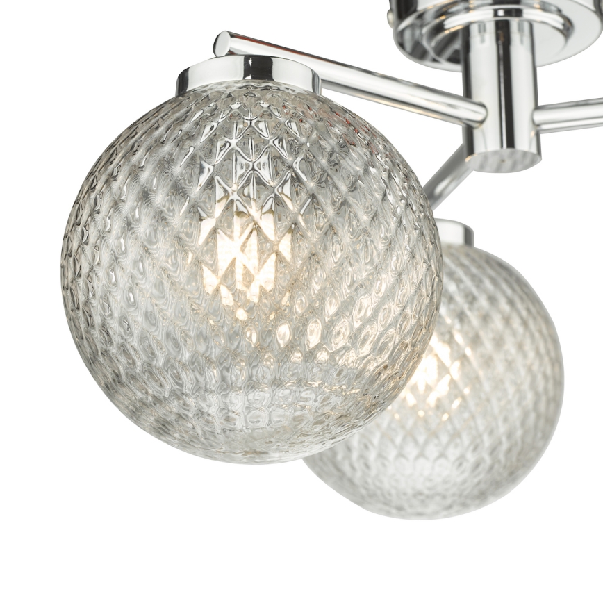 Där Lighting WAY5350 - Kúpeľňový prisadený luster WAYNE 3xG9/3W/230V IP44 lesklý chróm