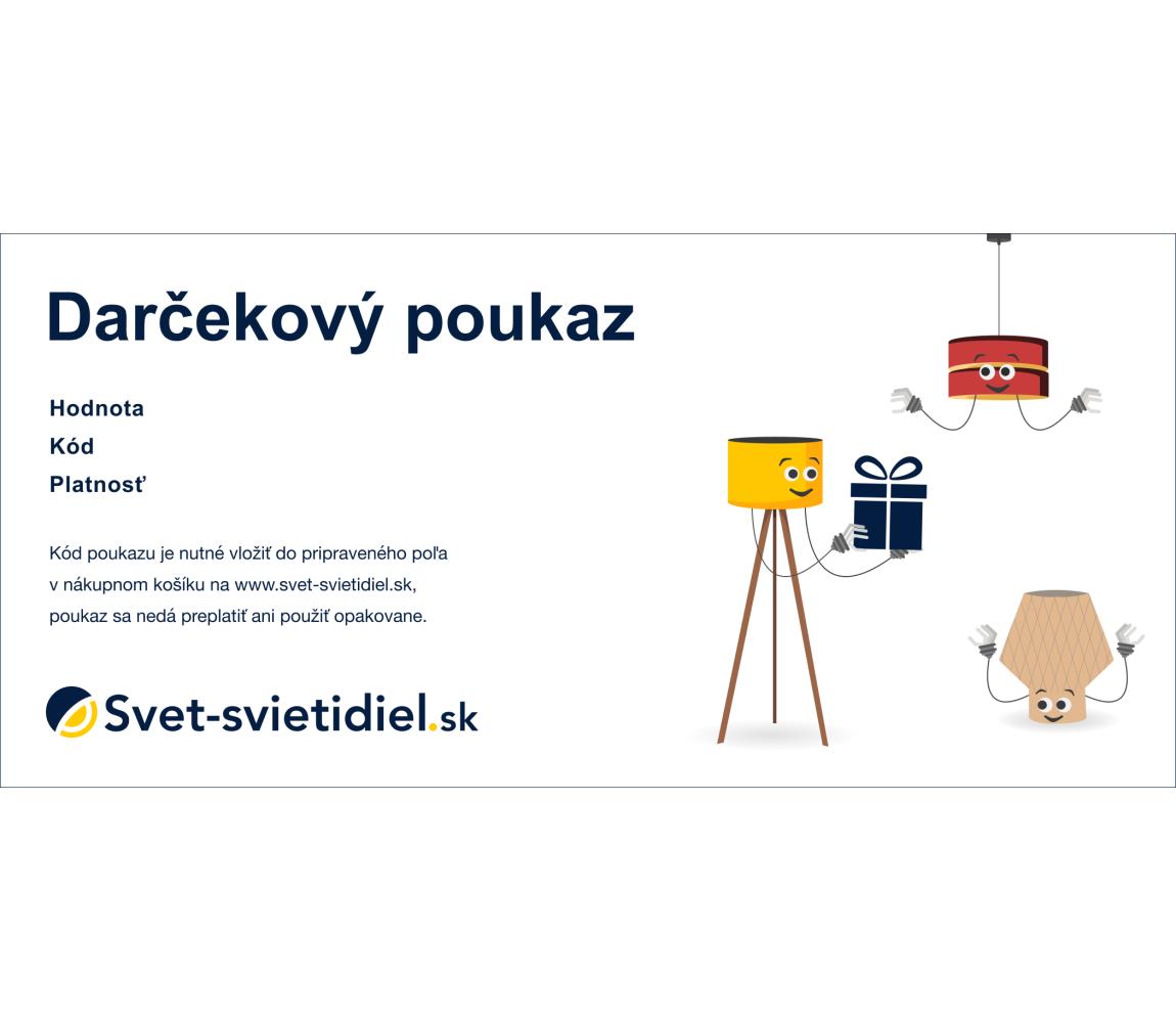Darčekový poukaz v ľubovoľnej hodnote