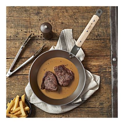 De Buyer 5710.32 - Oceľová panvica MINERAL B BOIS 32 cm