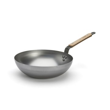De Buyer 5717.28 - Panvica Wok MINERAL B BOIS 28 cm