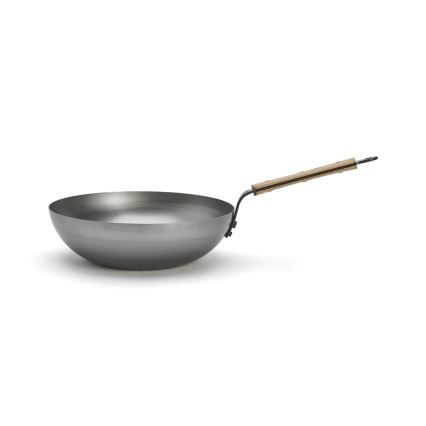 De Buyer 5717.28 - Panvica Wok MINERAL B BOIS 28 cm