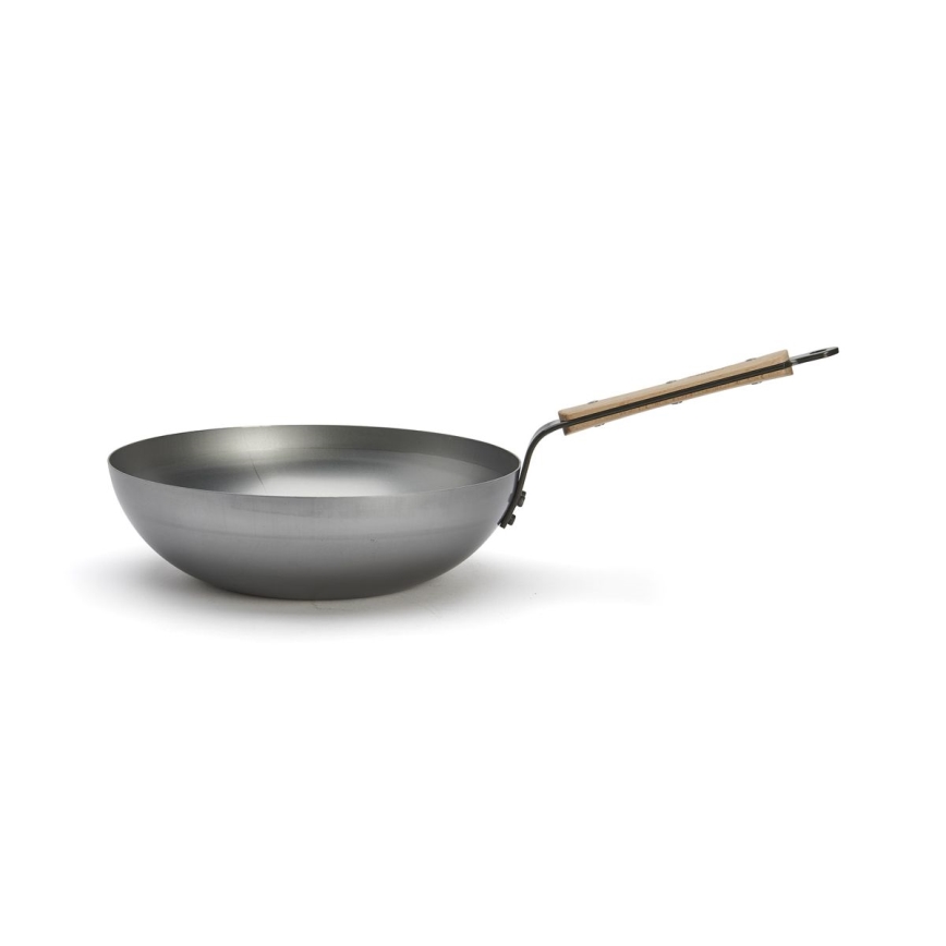 De Buyer 5717.28 - Panvica Wok MINERAL B BOIS 28 cm