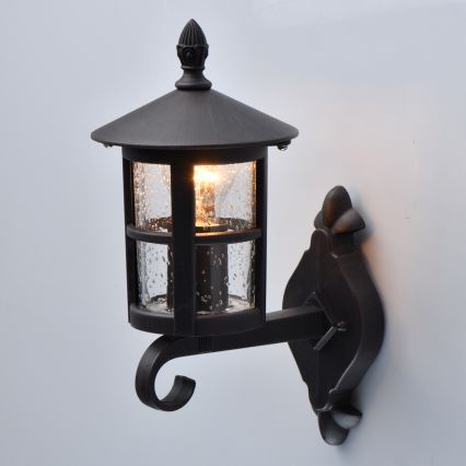 De Markt - Vonkajšie nástenné svietidlo STREET 1xE27/60W/230V IP44