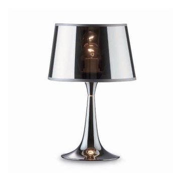 deal Lux - Stolová lampa LONDON 1xE27/60W/230V lesklý chróm