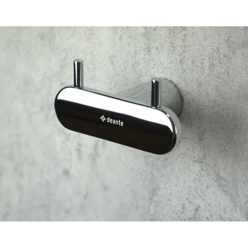 Deante ADR_0121 - Nástenný háčik ROUND lesklý chróm