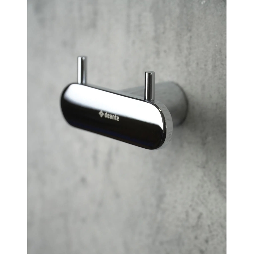 Deante ADR_0121 - Nástenný háčik ROUND lesklý chróm