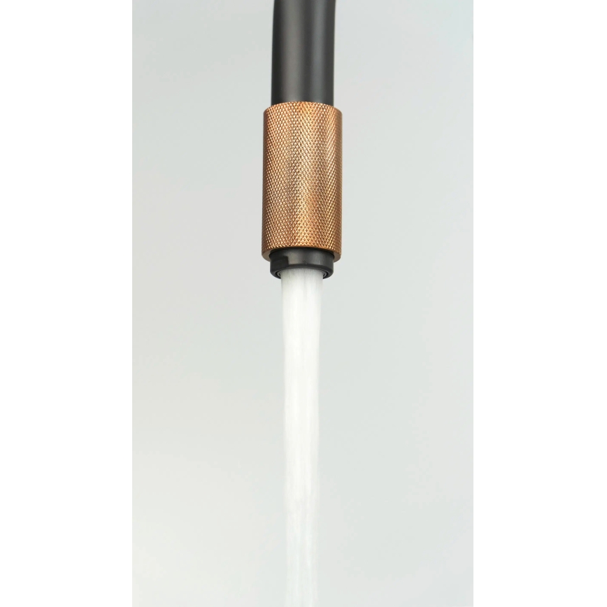 Deante BCA_B64M - Drezová batéria ASTER čierna/mosadz