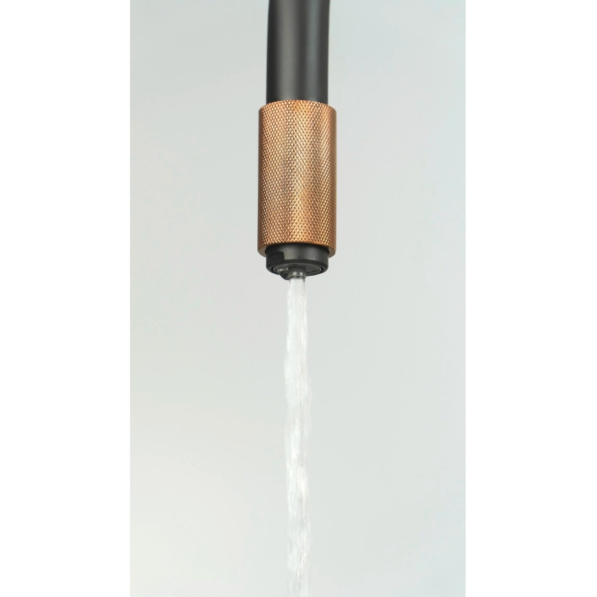 Deante BCA_B64M - Drezová batéria ASTER čierna/mosadz