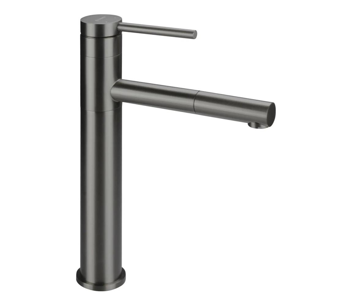 Deante BGE_D22K - Umývadlová batéria s vysúvacou sprškou ORA 30,9 cm titán BGE_D22K