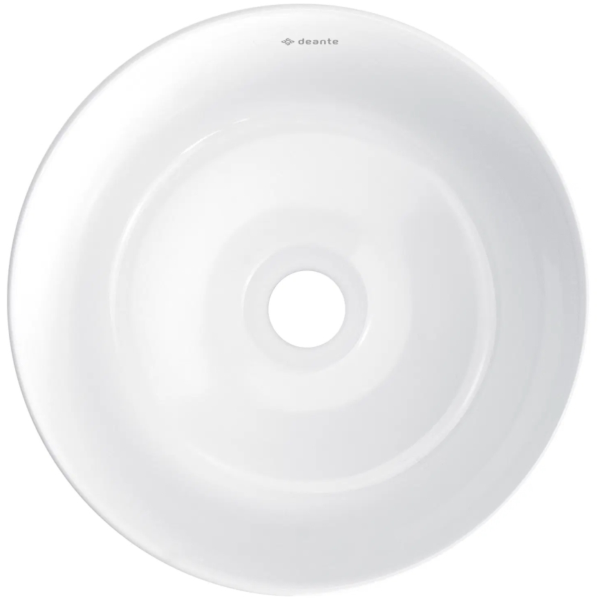 Deante CDJ_6U2S - Umývadlo na dosku JASMIN pr. 28 cm keramika/biela