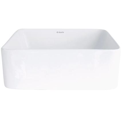 Deante CDJ_6U3S - Umývadlo na dosku JASMIN 34,5x34,5 cm keramika/biela