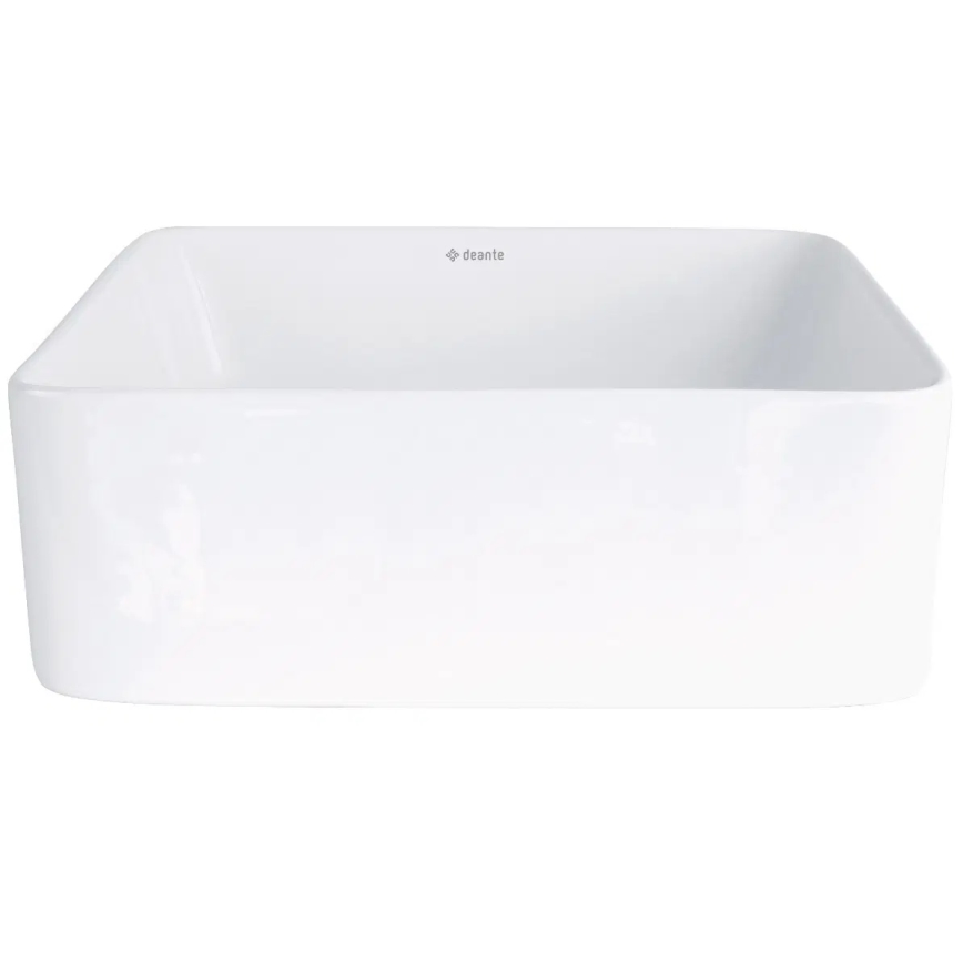Deante CDJ_6U3S - Umývadlo na dosku JASMIN 34,5x34,5 cm keramika/biela