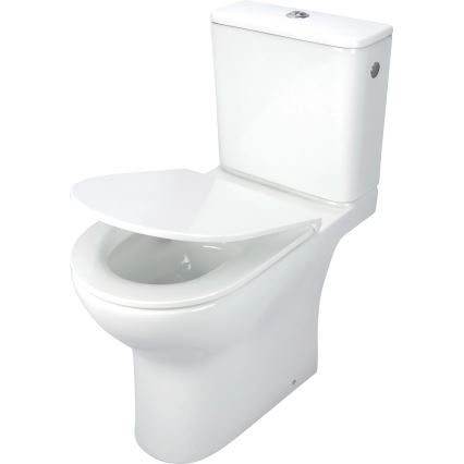 Deante CDJD6RPS - voľne stojace WC so sedátkom JASMIN keramika/biela