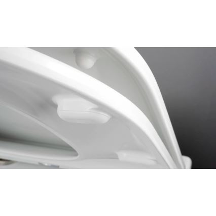 Deante CGRD6ZPW - Závesné WC s doskou ROUND keramika/biela