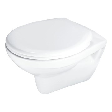 Deante CMOD6SPW - Závesné WC s dosedacím prstencom SoftClose BORO keramika/biela