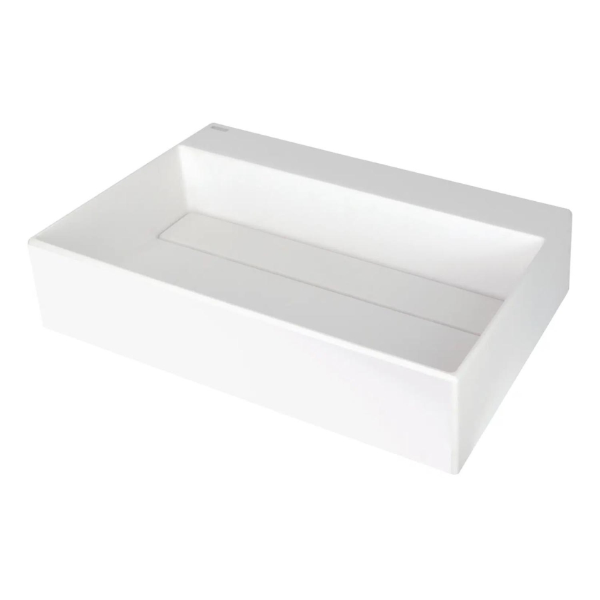 Deante CQR_AU6M - Umývadlo na dosku CORREO 40x60 cm granit/alabaster