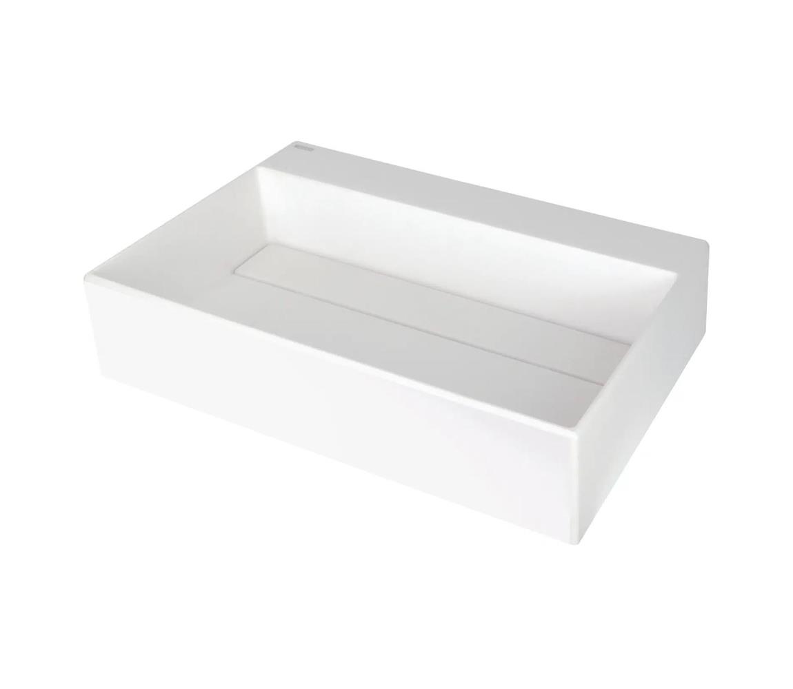 Deante CQR_AU6M - Umývadlo na dosku CORREO 40x60 cm granit/alabaster CQR_AU6M
