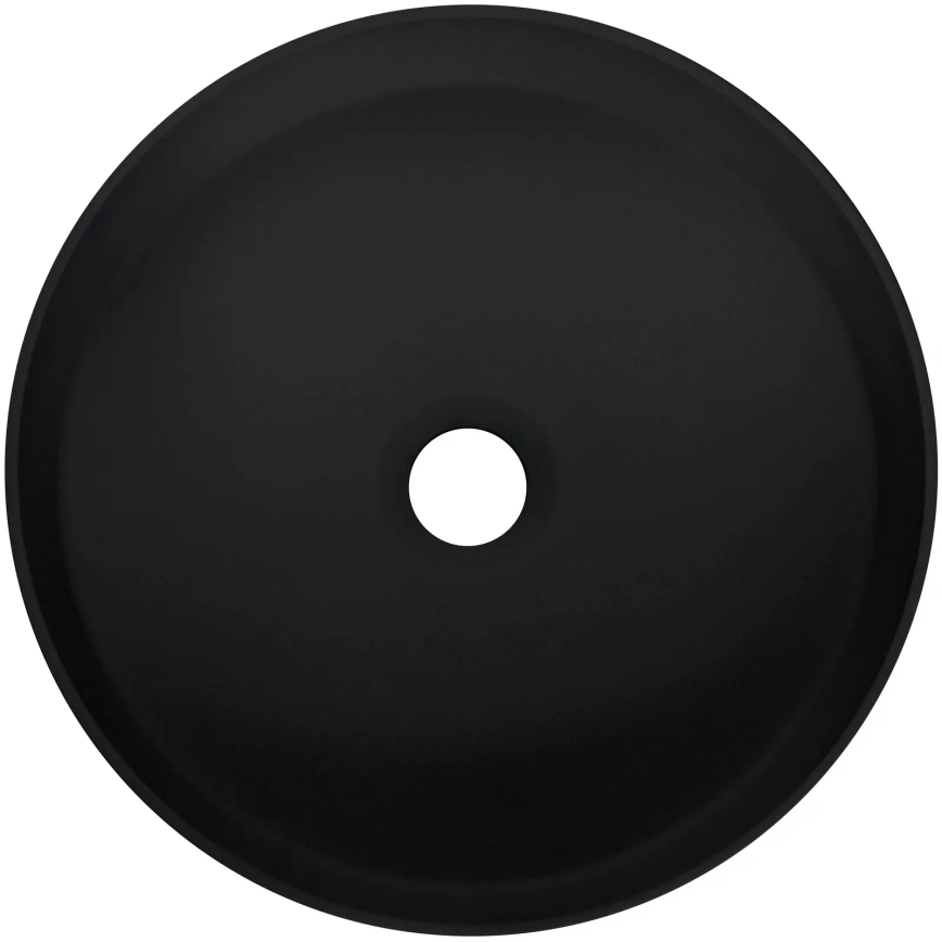 Deante CQS_NU4S - Umývadlo na dosku SILIA pr. 36 cm granit/čierna