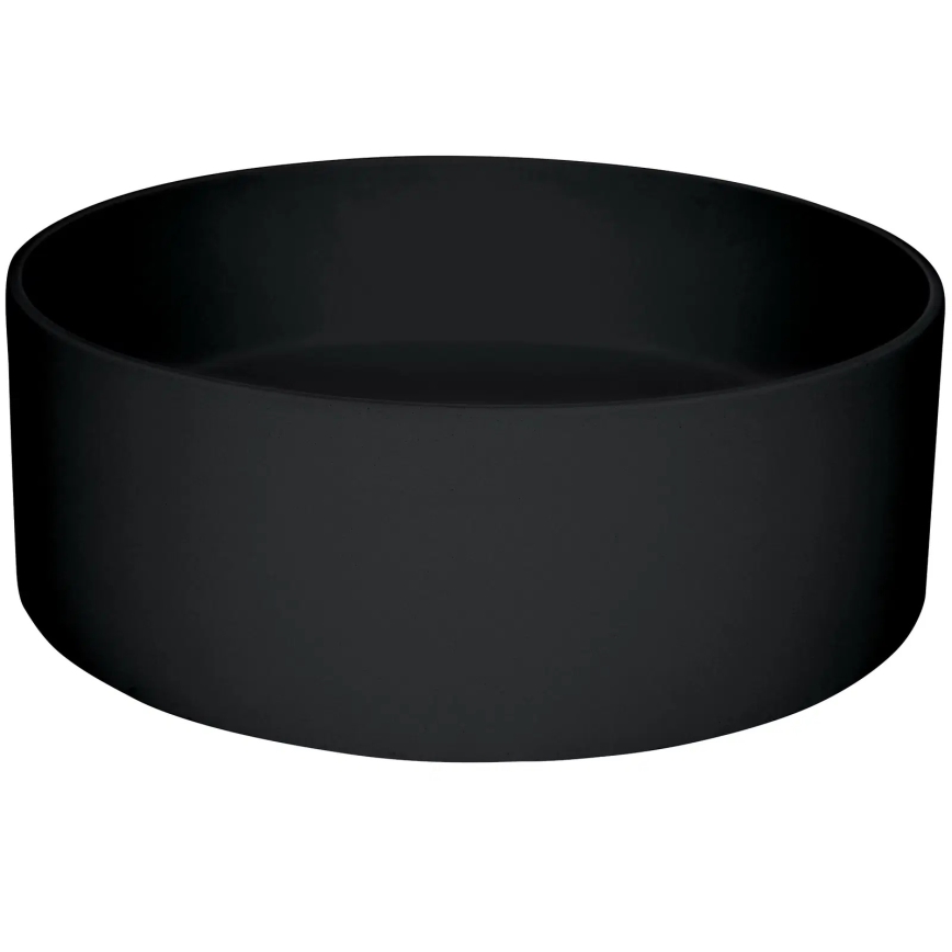 Deante CQS_NU4S - Umývadlo na dosku SILIA pr. 36 cm granit/čierna