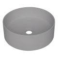 Deante CQS_SU4S - Umývadlo na dosku SILIA pr. 36 cm granit/metalická sivá