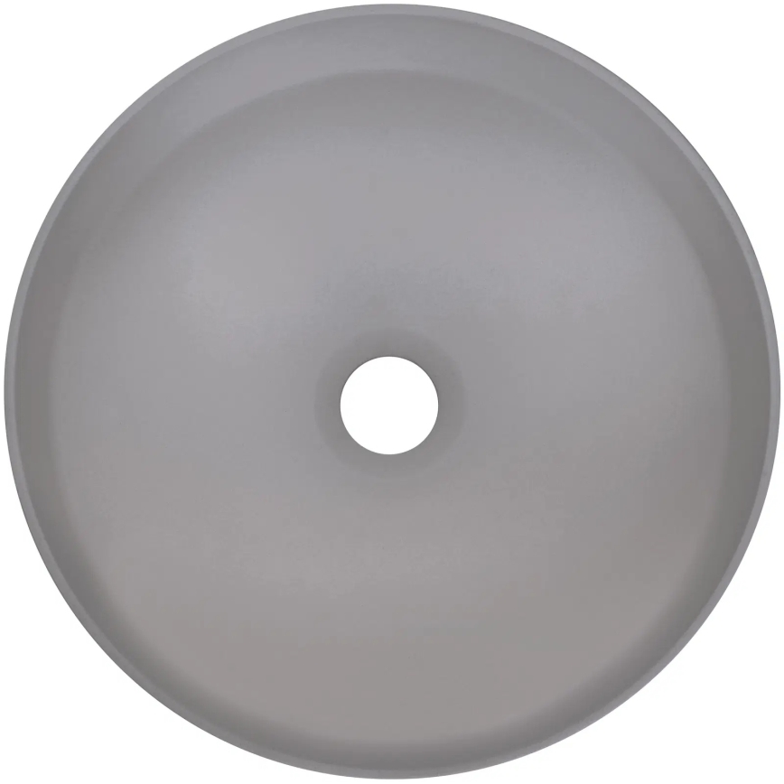 Deante CQS_SU4S - Umývadlo na dosku SILIA pr. 36 cm granit/metalická sivá