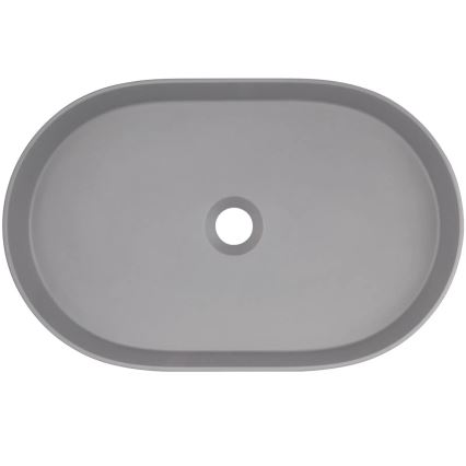 Deante CQS_SU6S - Umývadlo na dosku SILIA 35x55 cm granit/metalická sivá
