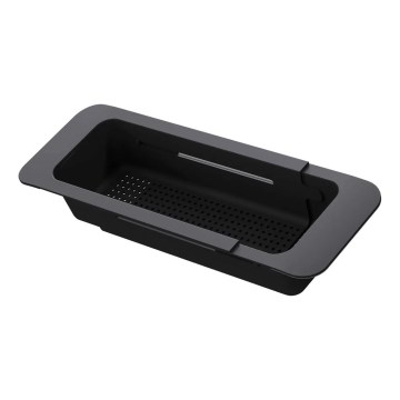 Deante ZZB_N00L - Výsuvný košík do drezu 57,4x13,4 cm čierny