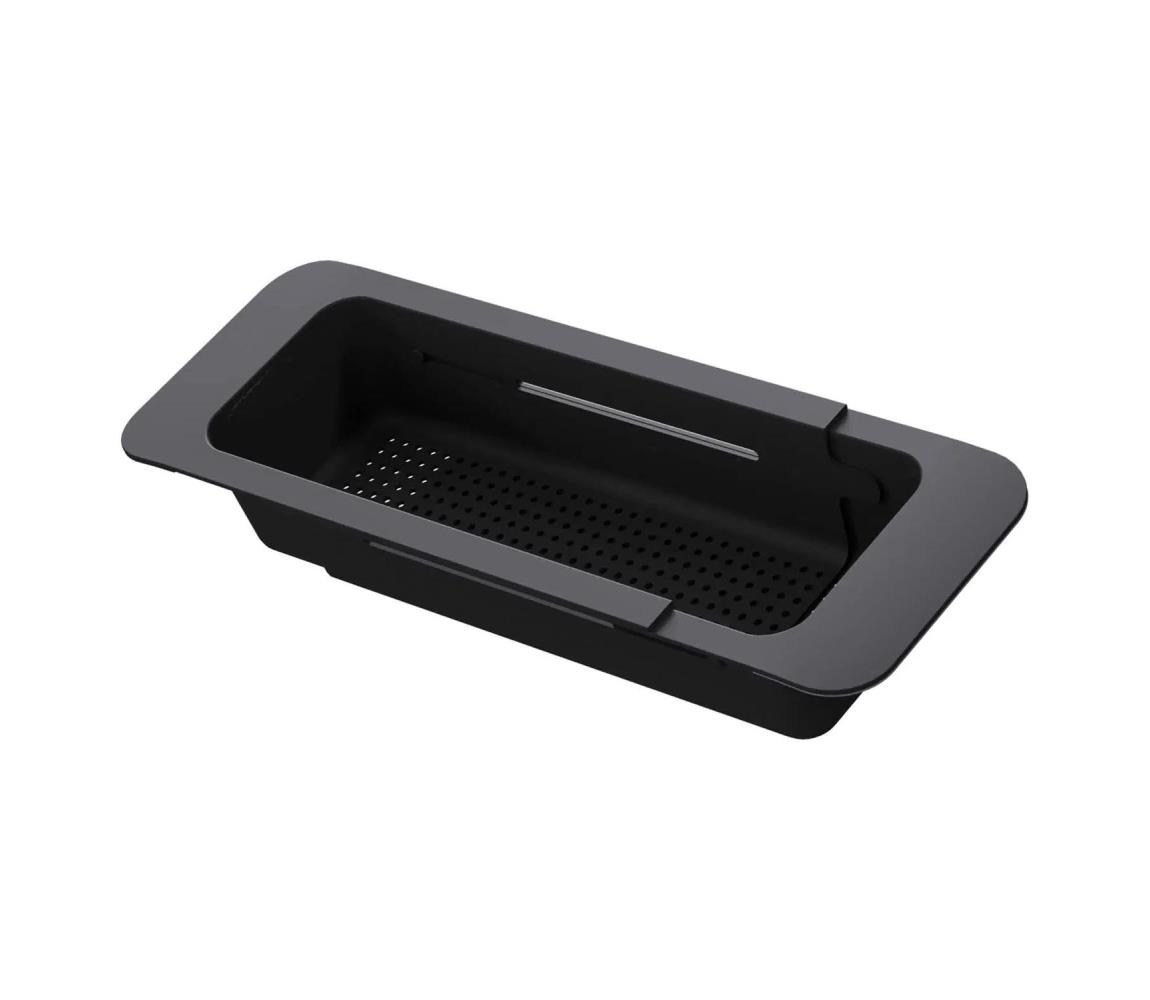 Deante ZZB_N00L - Výsuvný košík do drezu 57,4x13,4 cm čierny ZZB_N00L