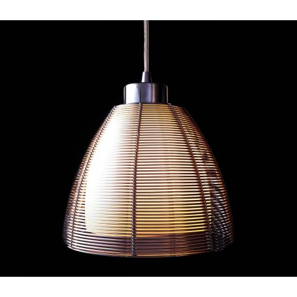 Deko-Light 342025 - Luster na lanku FILO 1xE27/60W/230V pr. 19 cm strieborná