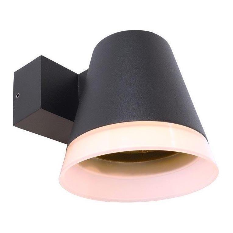 Deko-Light 731076 - LED Vonkajšie nástenné svietidlo SERPENTIS LED/6,2W/230V IP54 čierna