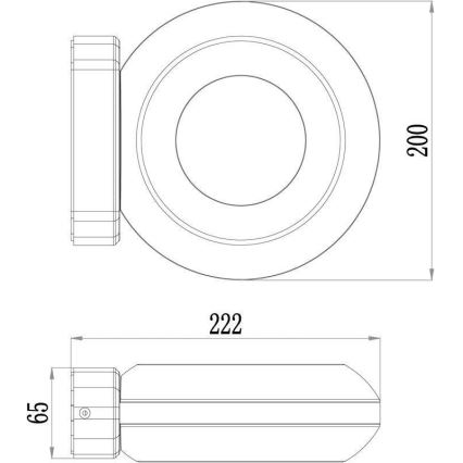 Deko-Light 731081 - LED Vonkajšie nástenné svietidlo MUSCAE LED/13W/230V IP54 antracit