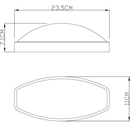 Deko-Light 731092 - LED Vonkajšie nástenné svietidlo ERIDANI LED/13W/230V IP44 antracit