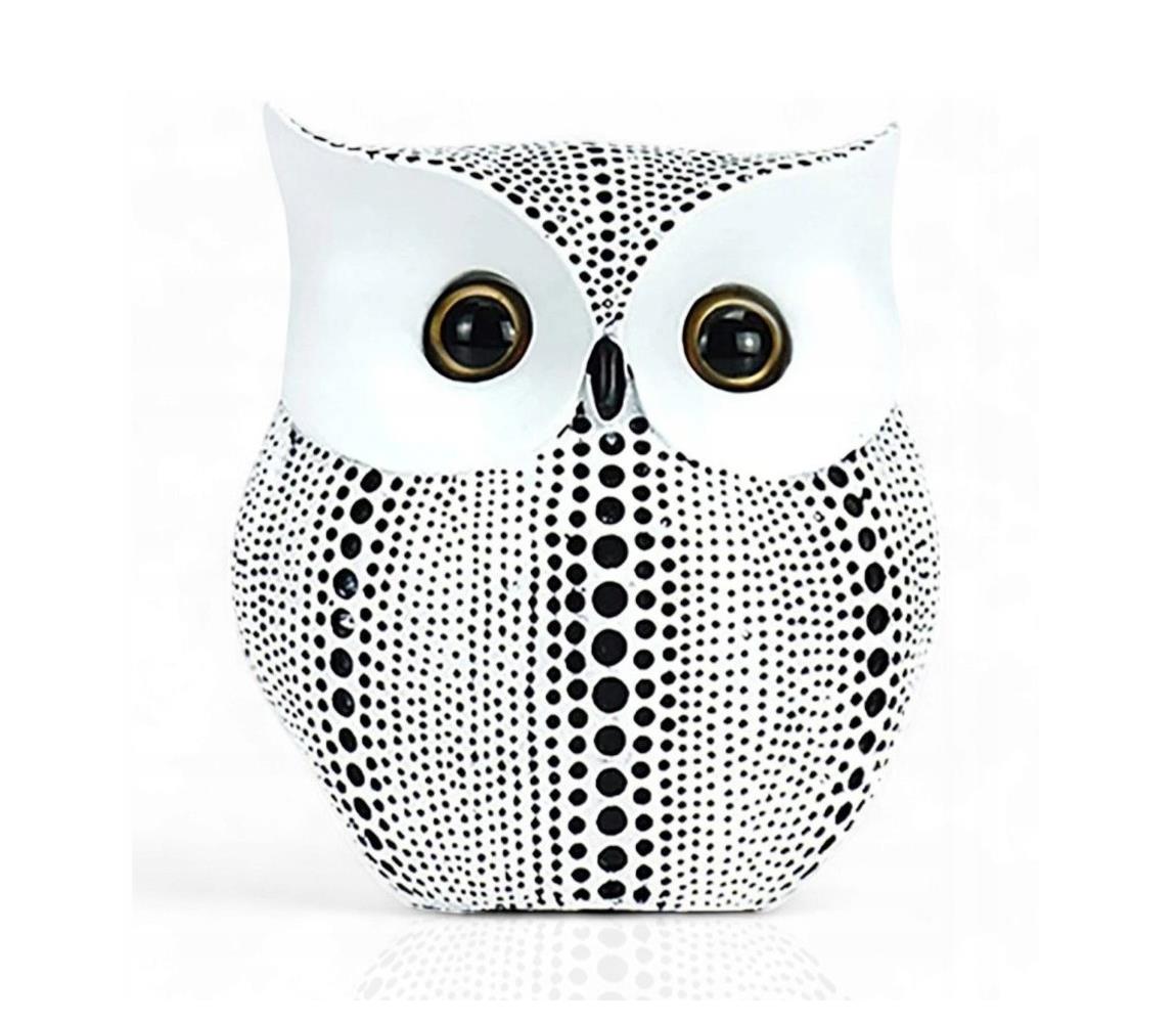 Estilo Home Dekorácia na stôl 15 cm biela/čierna 5905623250144